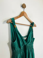 Load image into Gallery viewer, Gerard Darel Women's Silk Maxi Dress | EU36 UK8 | Green