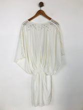 Load image into Gallery viewer, Karen Millen Women's Slouchy Crochet Shift Dress | UK16  | White