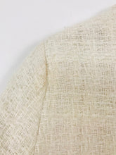 Load image into Gallery viewer, Zara Women’s Lightweight Woven Overcoat | L UK14 | Cream