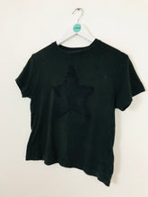 Load image into Gallery viewer, Whistles Women’s Short Sleeve Star Tshirt | UK14 L | Black