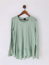 Load image into Gallery viewer, Anthropologie Left of Center Women’s Oversized Long Sleeve Top | M UK10-12 | Green