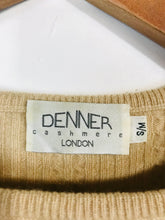 Load image into Gallery viewer, Denner Women's Cashmere Ribbed Jumper | S/M | Beige