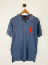 Load image into Gallery viewer, USPA US Polo Assn Men's Cotton Embroidered Polo Shirt | S | Blue