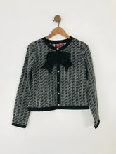 Load image into Gallery viewer, Monsoon Women's Bow Cardigan | UK10 | Grey