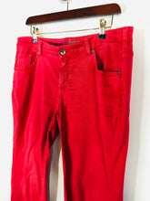 Load image into Gallery viewer, White Stuff Women's Cotton Casual Trousers | UK14 | Red