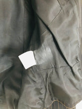 Load image into Gallery viewer, Bebe Women’s Pinstripe Fitted Suit Jacket | 2 UK6 | Black