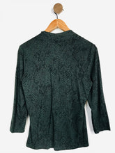 Load image into Gallery viewer, Hobbs Women's Snakeskin T-Shirt | M UK10-12 | Green