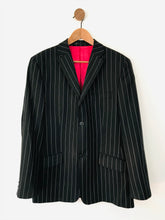 Load image into Gallery viewer, French Connection Men's Striped Blazer Jacket | 40 | Black