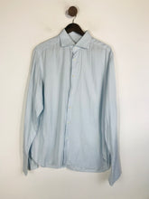 Load image into Gallery viewer, Ermenegildo Zegna Men's Button-Up Shirt | M | Blue