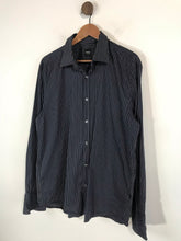 Load image into Gallery viewer, Hugo Boss Men's Cotton Striped Button-Up Shirt | XL | Blue