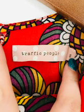 Load image into Gallery viewer, Traffic People Women's Floral Wide Leg Jumpsuit | S UK8 | Red