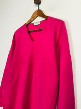 Load image into Gallery viewer, Denner Cashmere Women's Cashmere V-Neck Jumper | M UK10-12 | Pink
