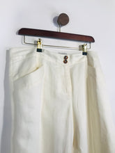 Load image into Gallery viewer, Monsoon Women's Linen Blend Casual Trousers | UK16 | White