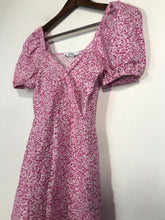 Load image into Gallery viewer, & Other Stories Women's Linen Floral Mini Dress | EU34 UK6 | Pink
