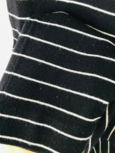 Load image into Gallery viewer, Jaeger Women's Striped Knit Midi Dress | 36in ~ M | Blue