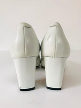 Load image into Gallery viewer, Yull Women's Palm Tree Open Toe Heels | UK5 | White