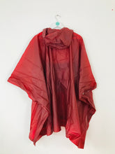 Load image into Gallery viewer, Hunter Unisex Rain Poncho Cape | M-L | Red