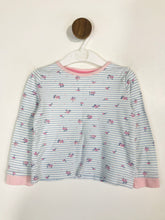Load image into Gallery viewer, John Lewis Kid's Floral Striped T-Shirt | 2 years | Multicoloured