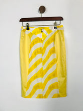 Load image into Gallery viewer, Just Cavalli Women's Animal Print High Waist Pencil Skirt | EU40 UK12 | White