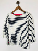 Load image into Gallery viewer, Joules Women's Striped 3/4 Sleeve T-Shirt | UK12 | White