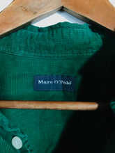 Load image into Gallery viewer, Marc O’Polo Women's Crop Corduroy Button-Up Shirt | M UK10-12 | Green