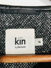 Load image into Gallery viewer, Kin by John Lewis Women's Overcoat Coat | UK16 | Grey