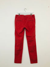 Load image into Gallery viewer, Calvin Klein Womens Straight Leg Stretch Jeans | W35 L32 | Red