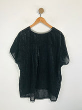 Load image into Gallery viewer, White Label The White Company Women's Polka Dot Velvet T-Shirt | UK16 | Pink