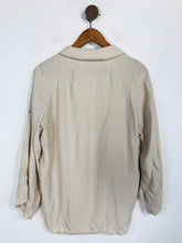 Load image into Gallery viewer, Mango Women's Button-Up Shirt | M UK10-12 | Beige