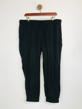 Load image into Gallery viewer, Hush Women's Crop Casual Joggers Trousers | UK14 | Black