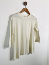 Load image into Gallery viewer, Pure Collection Women's Linen Silk Jumper | UK10 | White