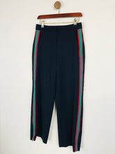 Load image into Gallery viewer, Boden Women's Striped Wide Leg Smart Trousers | UK10 | Blue