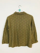 Load image into Gallery viewer, Boden Women’s Cottage Style Cable Knit Cardigan | UK 14 | Brown