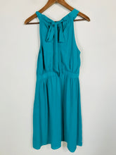 Load image into Gallery viewer, Kaliko Women's Smart A-Line Dress | UK10 | Blue