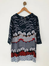 Load image into Gallery viewer, White Stuff Women's Boho Graphic Shift Dress | UK14 | Blue