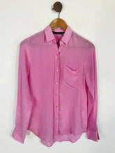Load image into Gallery viewer, Zara Women's Silk Button Blouse | XS UK6-8 | Pink