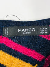Load image into Gallery viewer, Mango Women's Striped Glittery Tank Top | M UK10-12 | Multicoloured