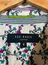 Load image into Gallery viewer, Ted Baker Men's Cotton Striped Button-Up Shirt | XL | Purple