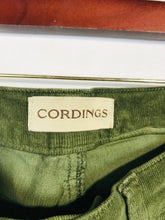 Load image into Gallery viewer, Cordings Women's High Waist Slim Corduroy Trousers | UK10 | Green