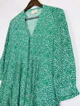 Load image into Gallery viewer, Phase Eight Women's Polka Dot Shift Dress | UK10 | Green