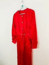 Load image into Gallery viewer, Kitri Women’s Jumpsuit Boilersuit | UK10 | Red