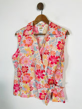 Load image into Gallery viewer, Talbots Women's Floral Wrap Tank Top | L UK14 | Multicoloured