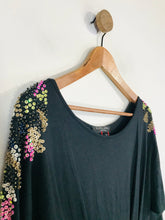 Load image into Gallery viewer, Paul Smith Women's Pleated Bat Wing A-Line Dress | M UK10-12 | Black