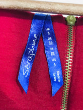 Load image into Gallery viewer, Seraphine Women's Ruched Sheath Dress | UK8 | Red