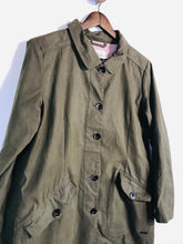 Load image into Gallery viewer, Parka London Women's Cotton Overcoat Coat | M UK10-12 | Green