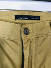 Load image into Gallery viewer, Zara Man Men's Cotton Chinos Trousers | EU40 31 | Brown