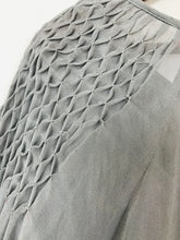 Load image into Gallery viewer, Massimo Dutti Women’s Sheer Pleated Blouse | 42 UK14 | Grey