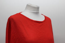 Load image into Gallery viewer, PHASE EIGHT Ladies Papaya Red Melinda Sheer Knit Round Neck Jumper Size S NEW
