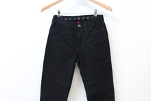 Load image into Gallery viewer, EARNEST SEWN Ladies Zazo Black Zip Fly Stretch Cotton Blend Denim Jeans W24 L25
