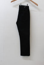 Load image into Gallery viewer, EARNEST SEWN Ladies Zazo Black Zip Fly Stretch Cotton Blend Denim Jeans W24 L25
